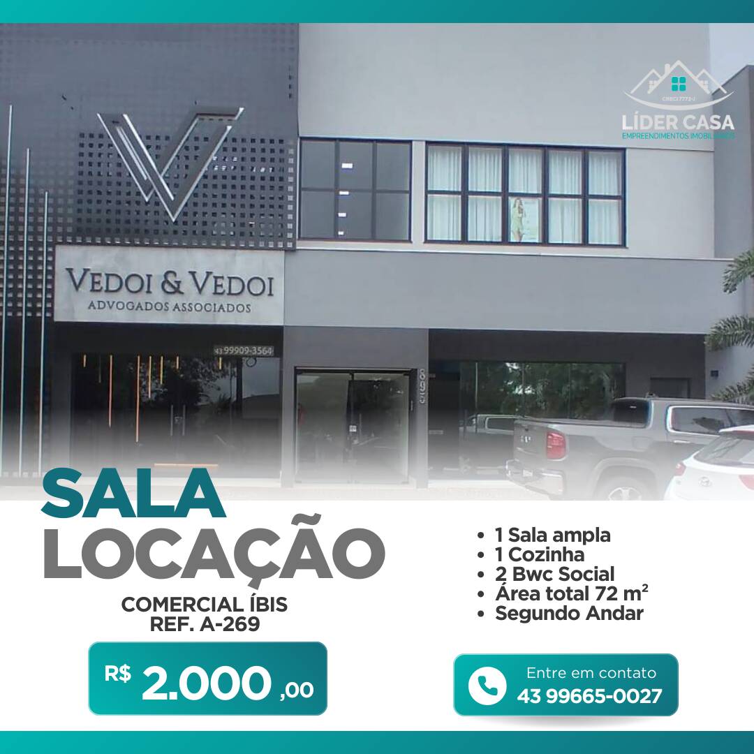 Conjunto Comercial-Sala para alugar, 65m² - Foto 1